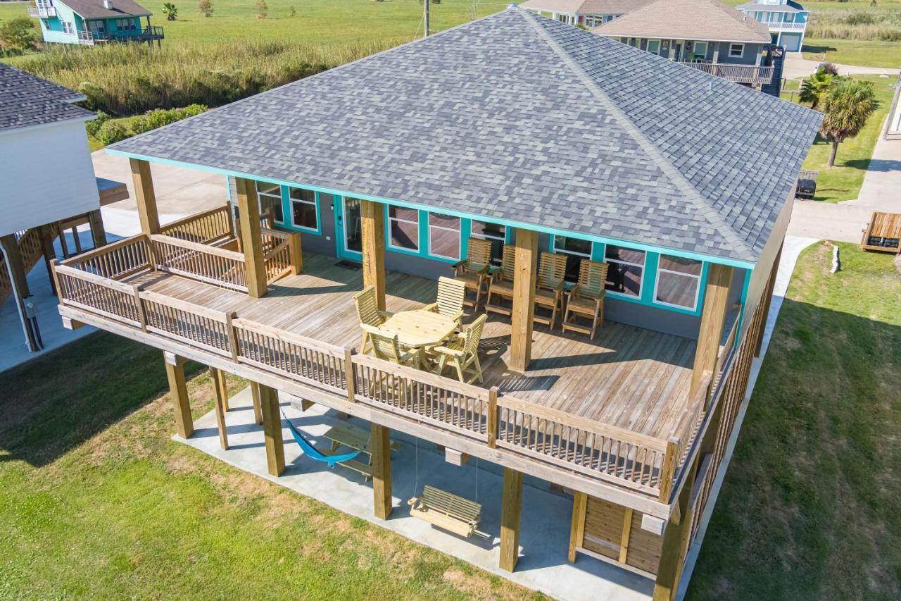 Stylish 4Br Crystal Beach Retreat Walk To Beach Bolivar Peninsula Zewnętrze zdjęcie